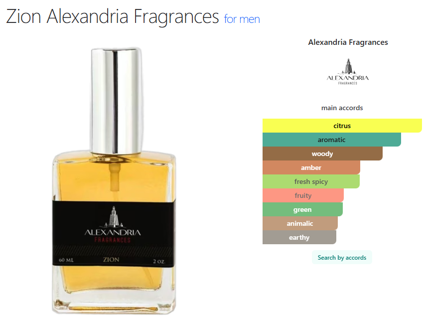 Alexandria Fragrances Zion (Inspired by Roja Parfums Elysium)