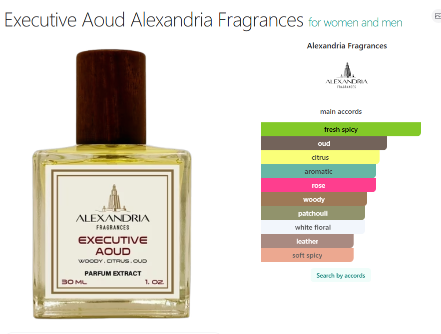 Alexandria Fragrances Executive Aoud (Inspired by Roja Parfums H Aoud Exlusif)