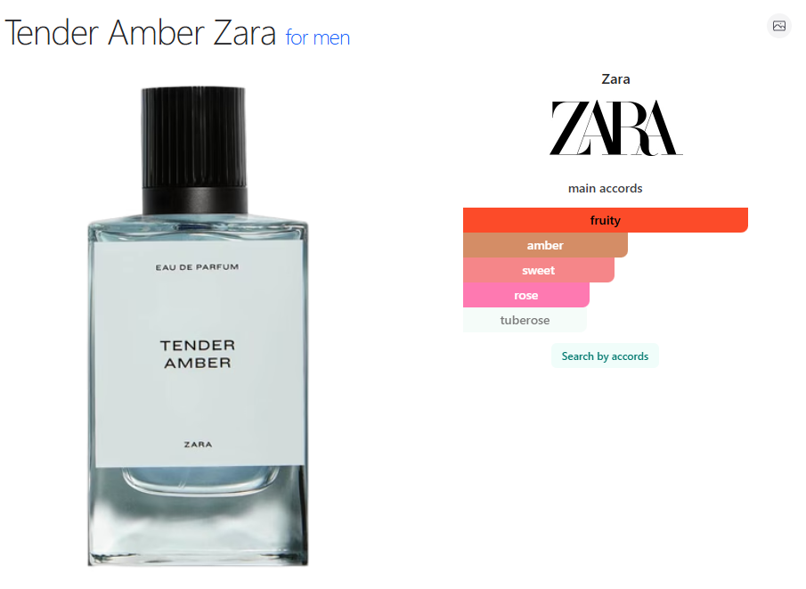 Zara Tender Amber