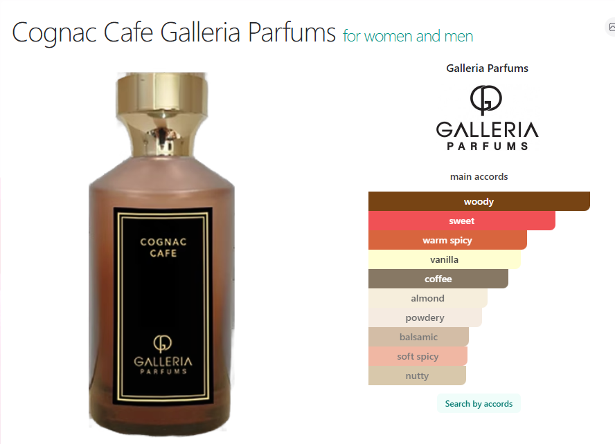 Galleria Parfums Cognac Cafe